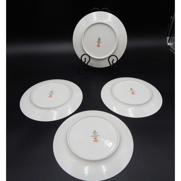 Tirschenreuth Bavaria The Elgin Salad Plates Set of 4 Germany 7-1/2 Inch Silver - Picture 7 of 12